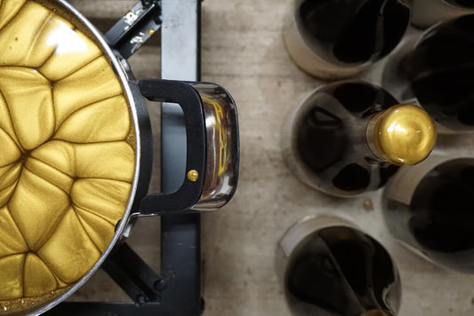 Melted wax for wine tops